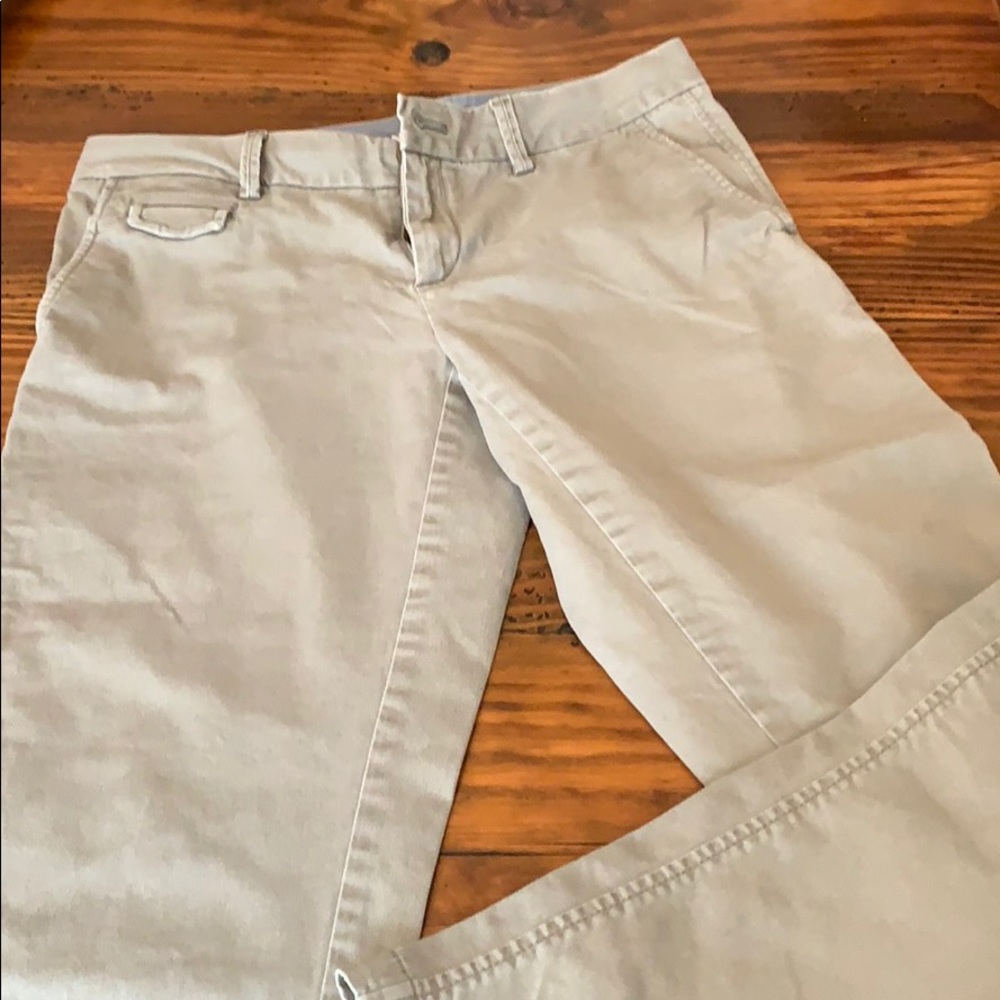 Banana Republic gray chino pant.